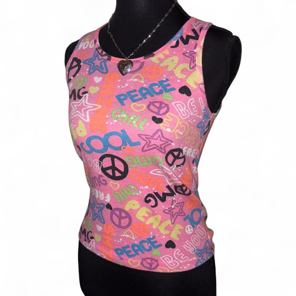 scene queen rainbow tank top